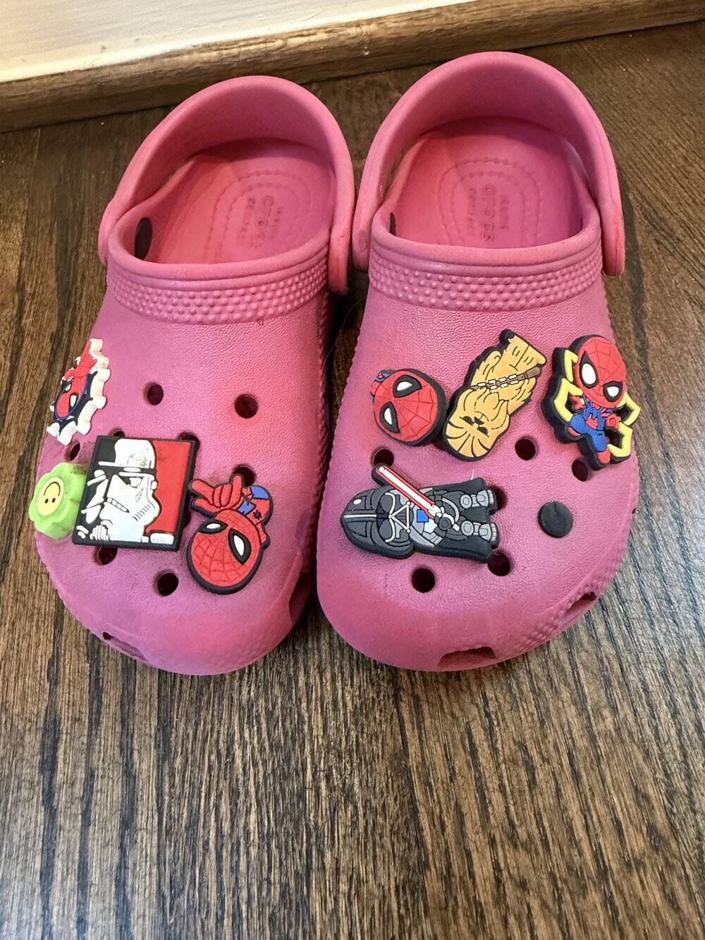 Red Crocs Slip On Clogs Little Kids Size 9